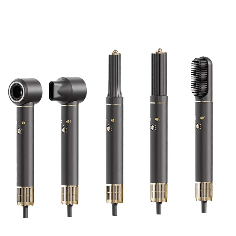 Source Factoryhigh Speed 110000rpm High Speed Best Household Hair Pattern Blow Dryer5 In1 Hot Air Brush Comb Blow Dryer Brushhair Stylerfactory New Design BLDC