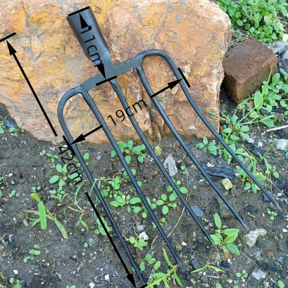 Hot Selling Forged Steel Garden Forks for Soil Aeration Planting Weed Removal