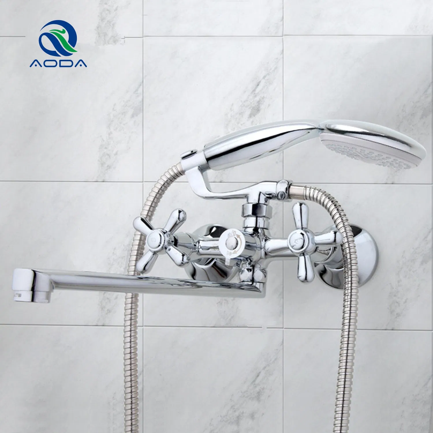 Double Handle Bathtub Faucet (TF-3007)