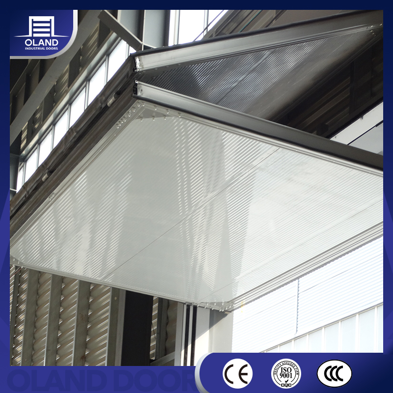 Commercial Vertical Double-Folding Doors Black Open out Bi Fold up and Down Vertical Bifold up Garage Door