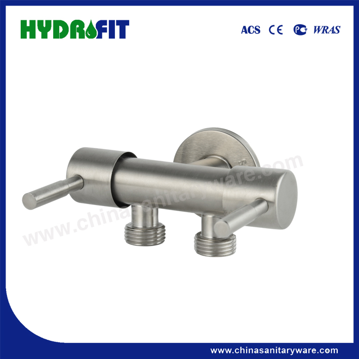 Factory Multi Functional Angle Valve Shattaf Sprayer Accessories 2 Way Valve (FT8702)