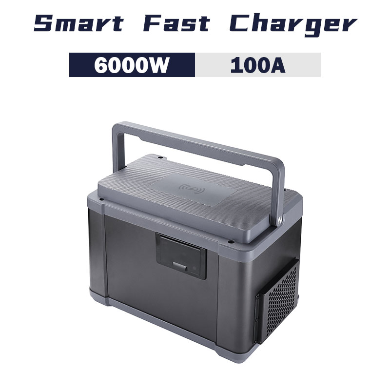 Портативная электростанция 6000Вт для кемпинга с беспроводной зарядкой