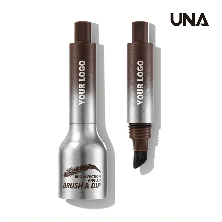 Private Label Long-Lasting Waterproof Eyebrow Gel Mascara Non-Smudging Custom Logo Brow Enhancer Big Head Dye Customizable Logo
