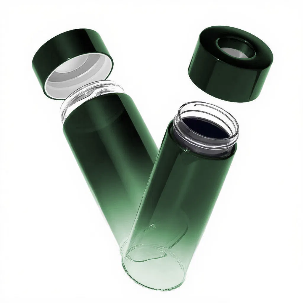 Magnifying Glass Function Resistant Candle DAB Wax Containers Packaging Glass Storage Jar