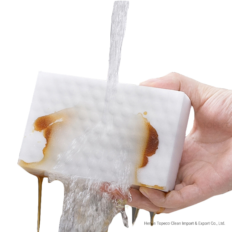 Topeco Magic Cleaning Foam Melamine Sponge Kitchen Sponge Factory