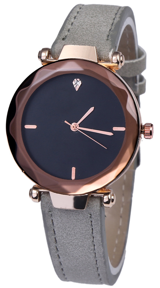 Luxury Brand Women Ladies PU Leather Fashion Diamond Watches