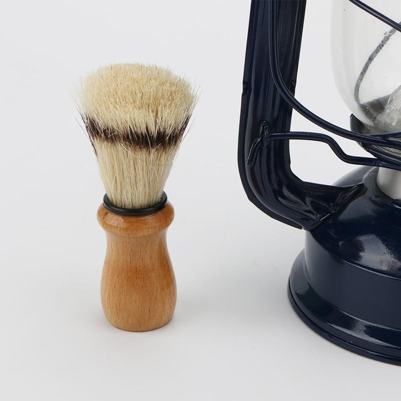 China Manufacturers Private Label Beard Brush Wood Handle Horse Hair Shaving Brush