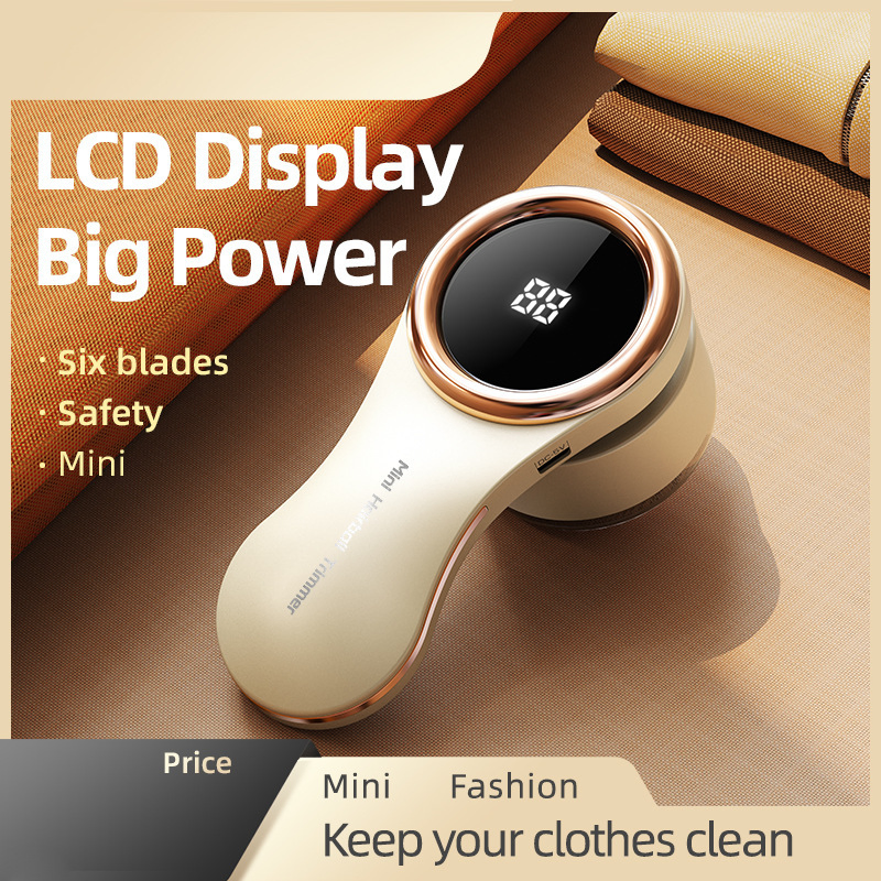 The New Smart Digital Display Pilling Trimmer Can Remove Pilling From Household Clothes Lint Trimmer