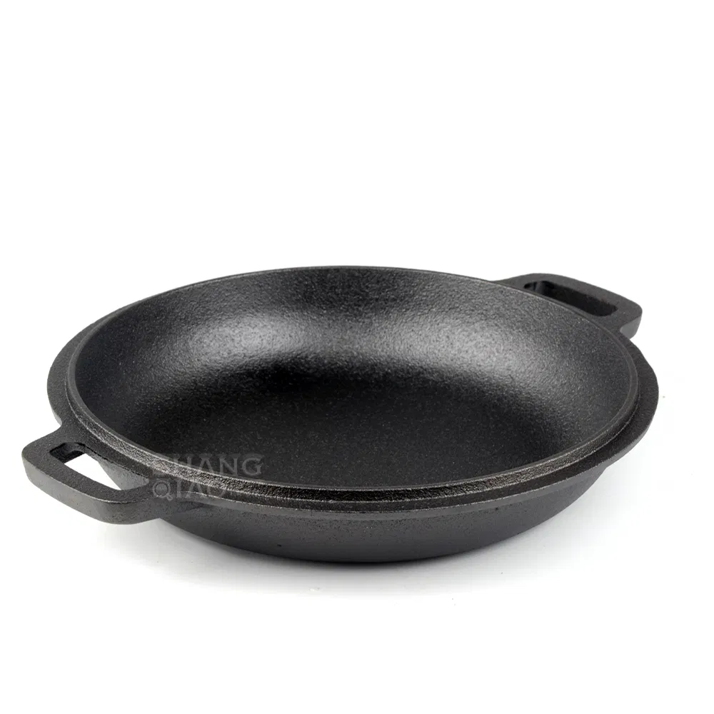 Чугунный казан-духовка 2 в 1, 26 см, предварительная прокалка