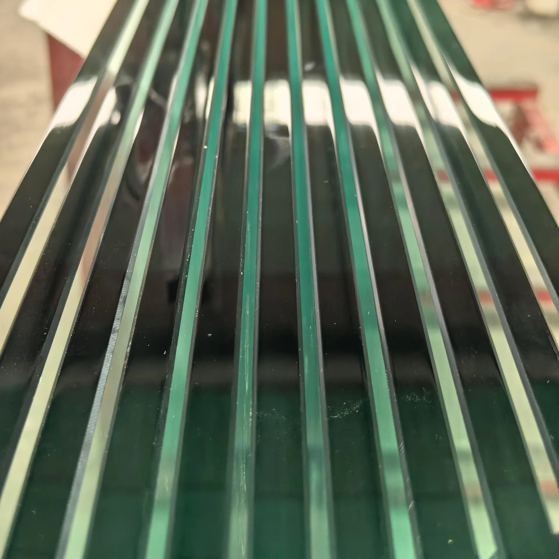 Wholesale Price 3-19mm Etched Frosted Glass for Staircase Railings Balustrades