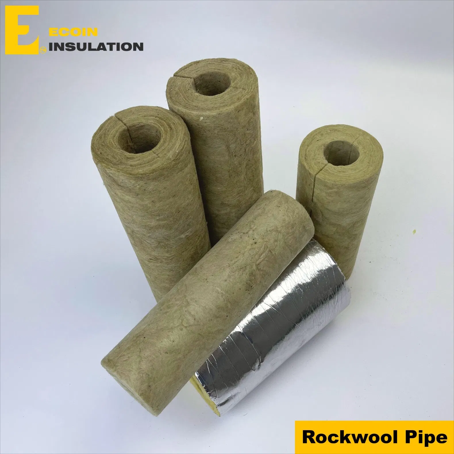 25mm 50mm 30mm 60mm 80mm Thickness Fire Retardant Heat Insulation Rockwool Pipe Insulation Australia