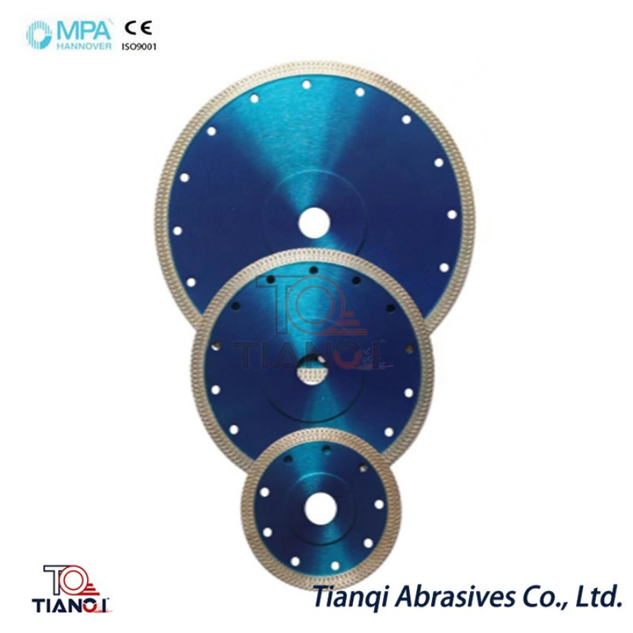 High Performance Hot Pressed Guard X-Shaped Turbo Diamond Saw 65mn Ceramic Tile Cutter Tool Blade