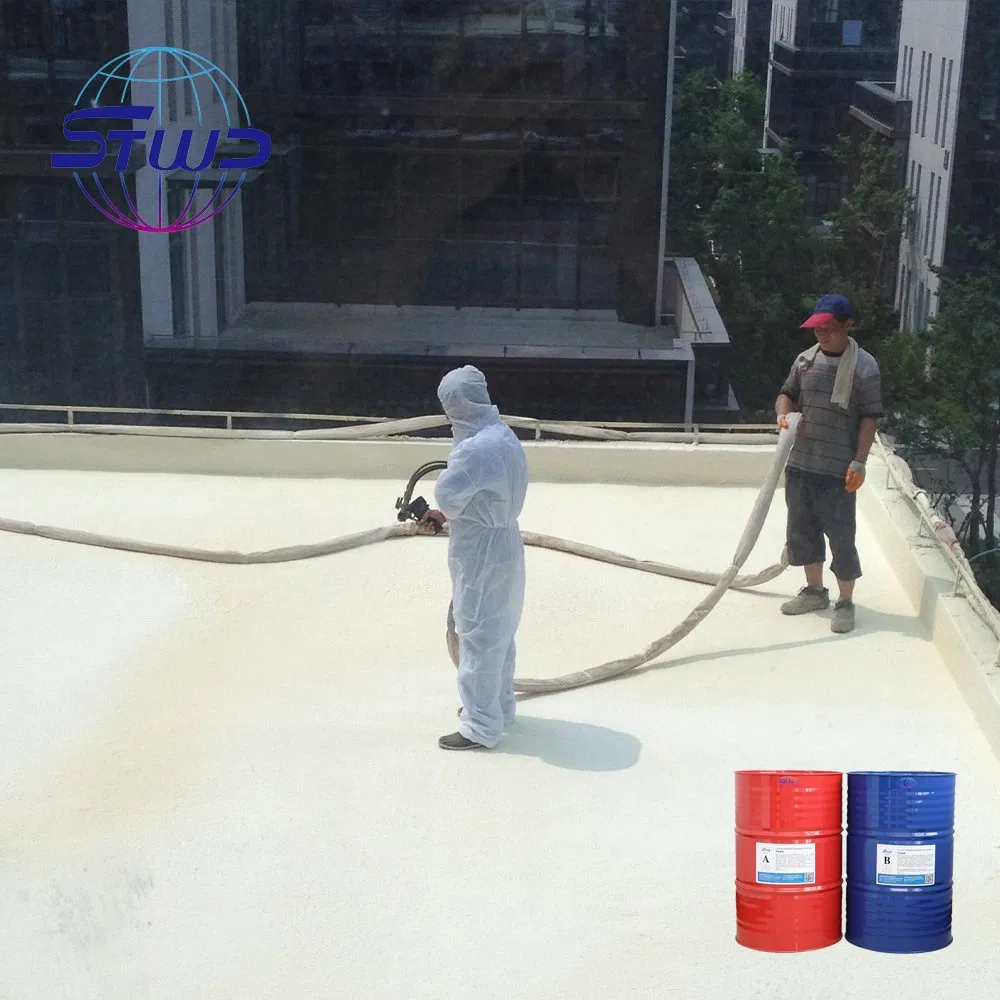 Spray Rigid Polyurethane Foam for Building Walls Heat Insulation