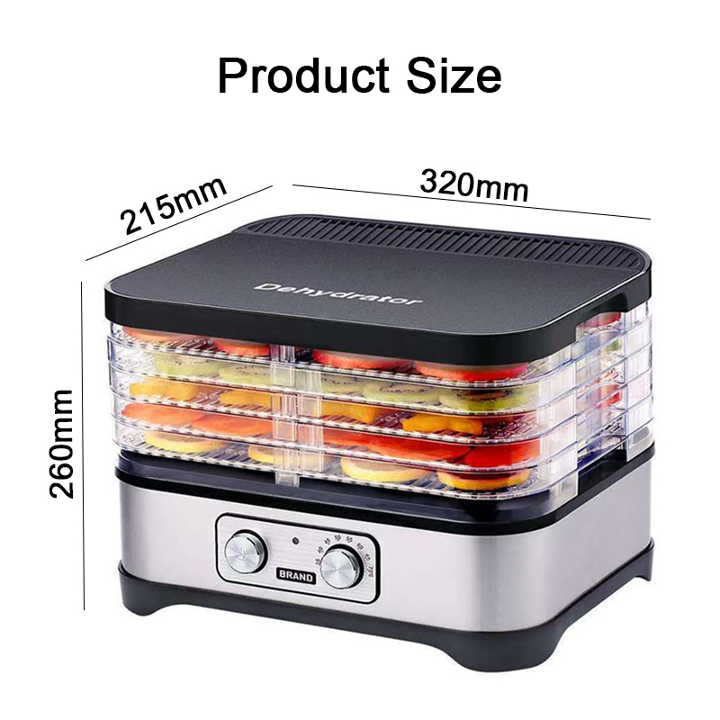 220V Home Use 5-Trays Machine Electric Fruit Food Dehydrator
