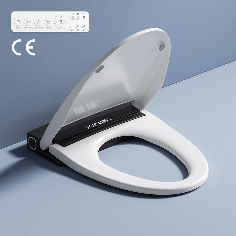 Smart Toilet Seat Ultra Slim Automatic Cover Electric Bidet Lid Soft Close Adaptable Intelligent Heated Wc Toilet Seat