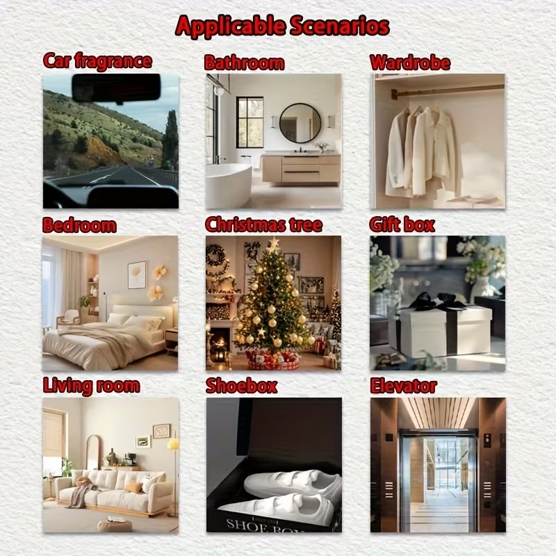 Valentine's Day Theme Customized Fragrances Paper Car Air Freshener Double-Sided Hanging Decor