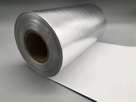 Good Firproof Insulation Vapor Retarder Customized Double Side Aluminium Foil Woven Fabric