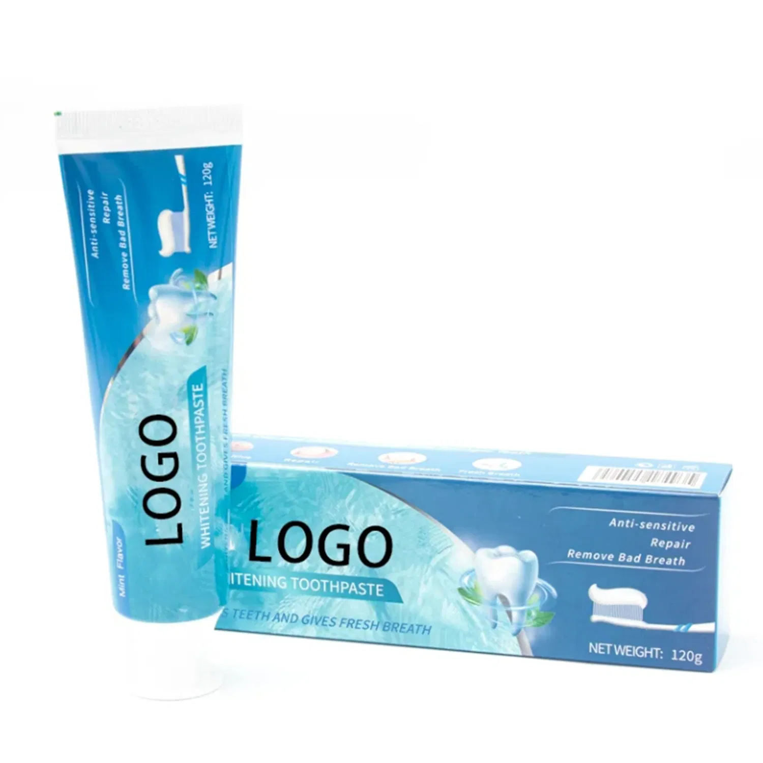 OEM Fluoride Free Gum Bleeding Anti Sensitivity Whitening Toothpaste