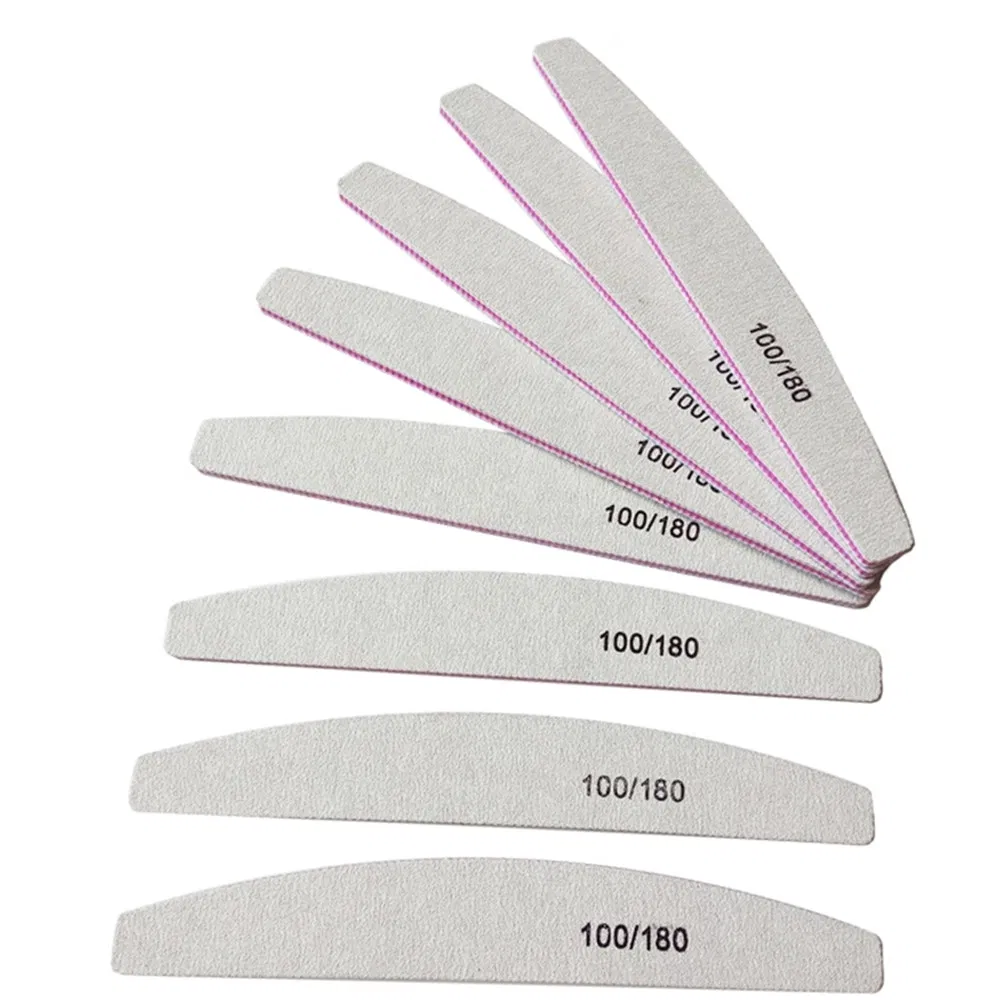 Simple 100/180 Double Sides Emery Board File Manufacturer Customized Nail File