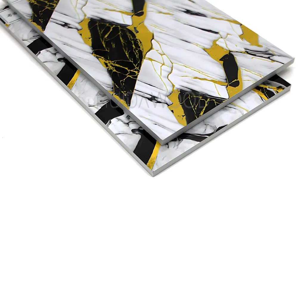 PVC Wall Panel UV Marble Sheet PVC Marble Sheet for Interior Decoration