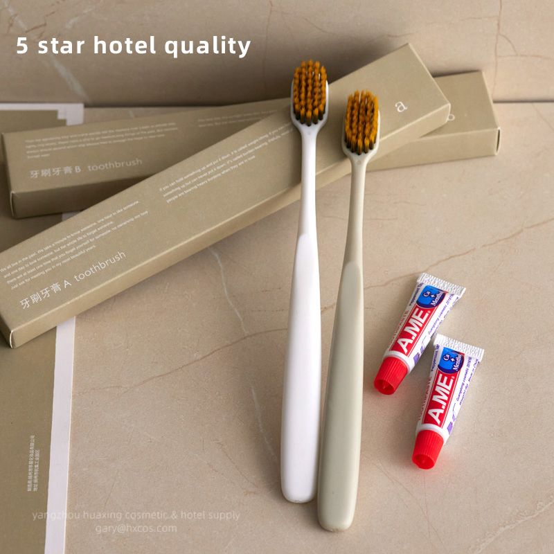 Hotel Amenity-Toothbrush with Eco-Friendly Materials and ISO Certifications