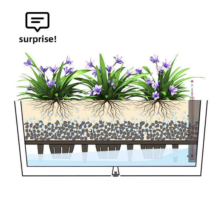 Горшки садовые пластиковые с автополивом для цветов