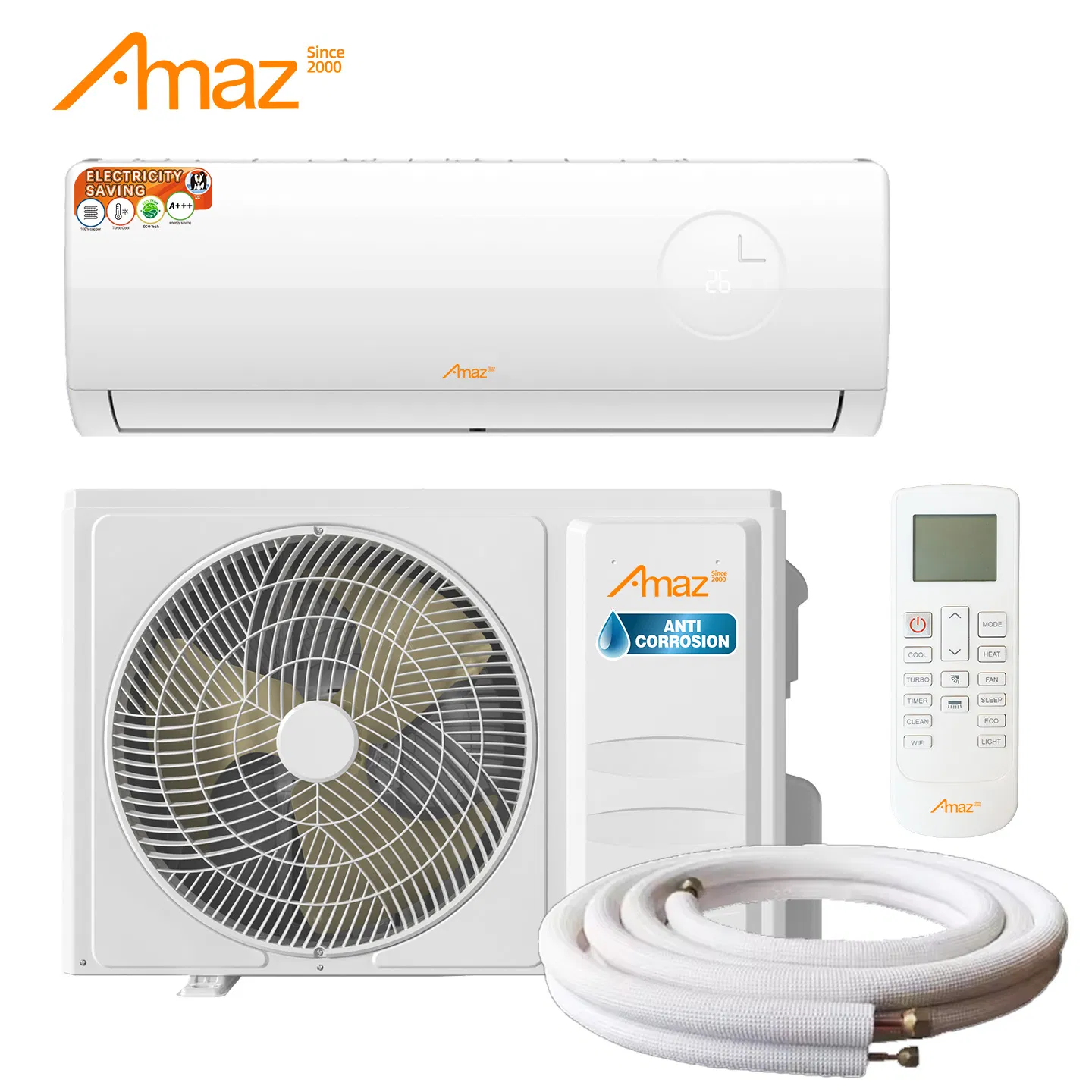 Amaz Brand Inverter 12000 18000 BTU Heating and Cooling Air Conditioners Split Air Conditioner AC Mini Split Unit