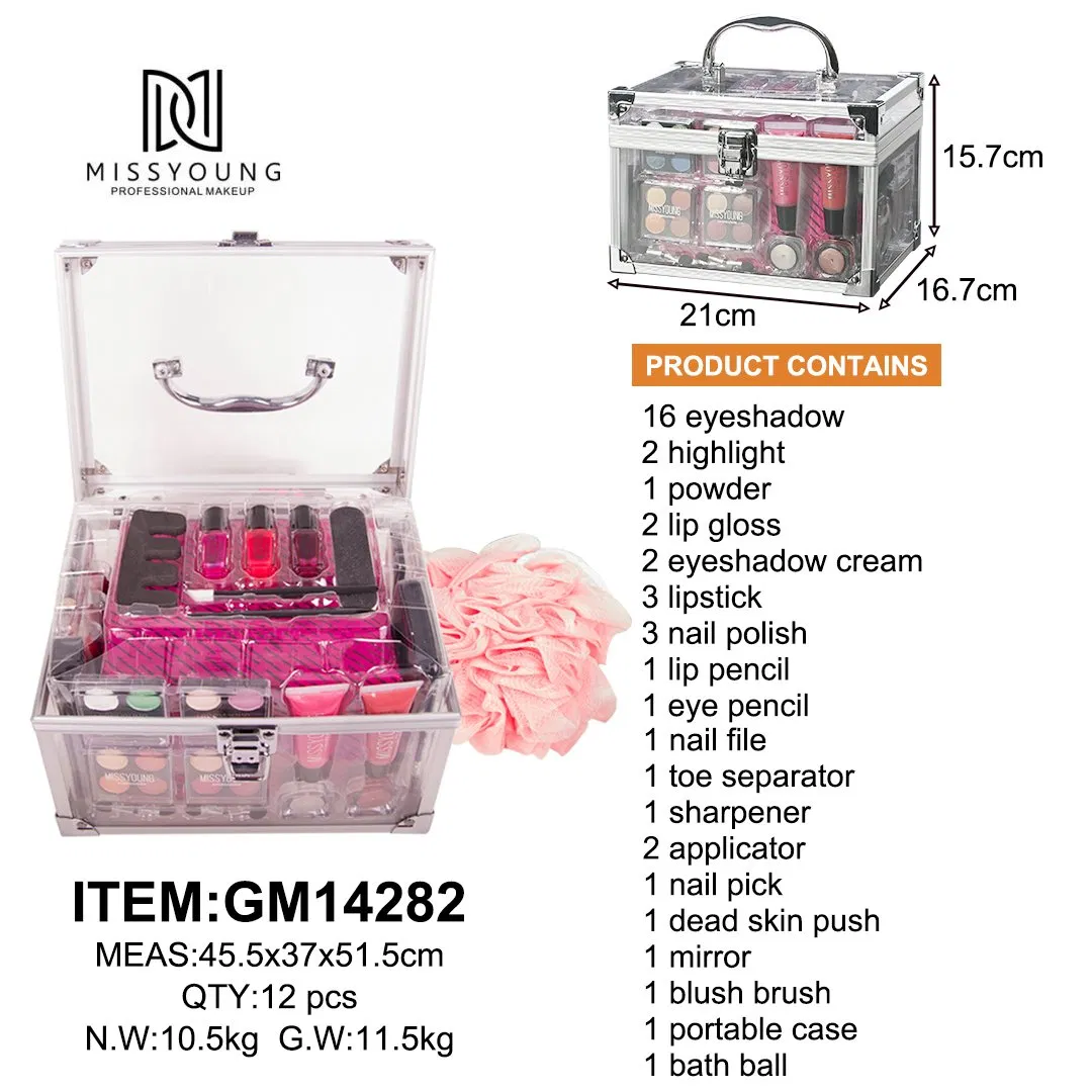Complete Makeup Box Set for Effortless Glam Looks Makeup Set