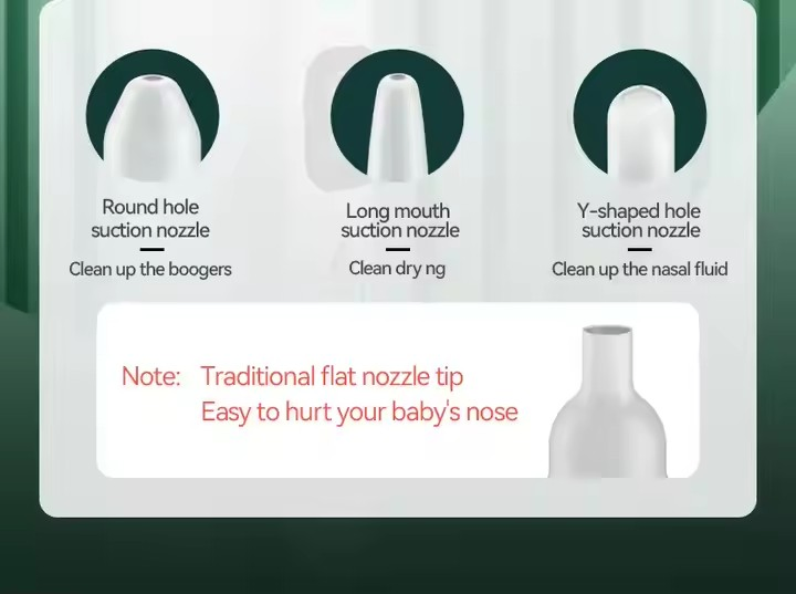 Baby Nasal Aspirator Child and Kids Electric Nose Cleaner Sucker Nose Vacuum Cleaner