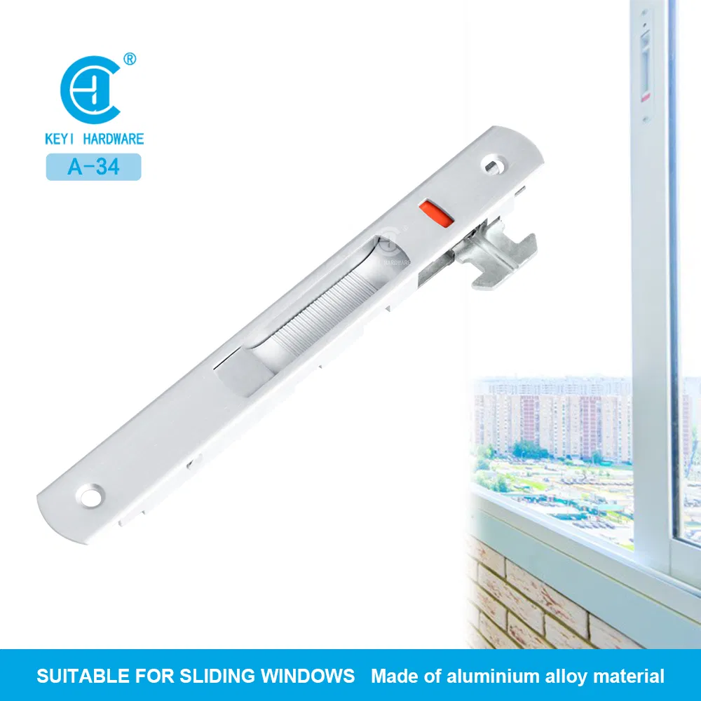 Aluminum Alloy Glass Window Push-Pull Gate Single-Side Hook Lock