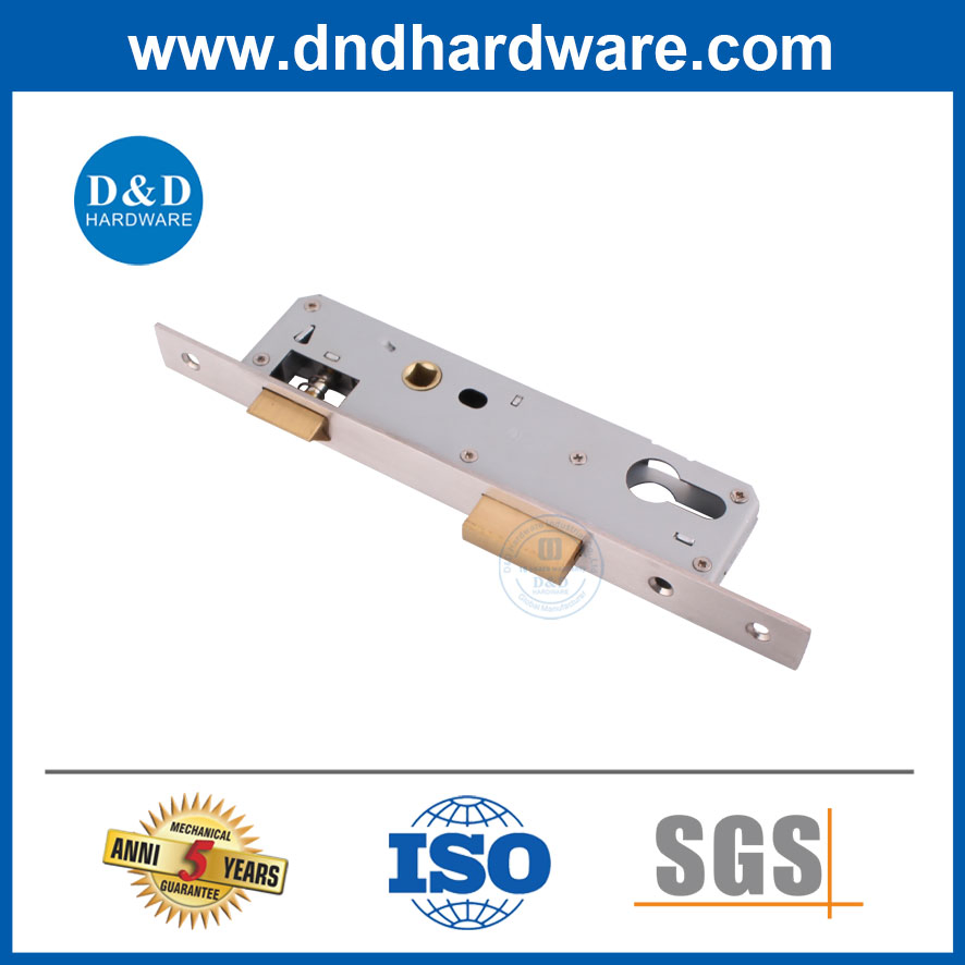Reversible Latch Bolt Mortise Door Lock Body Narrow Stile Lock for Entrance