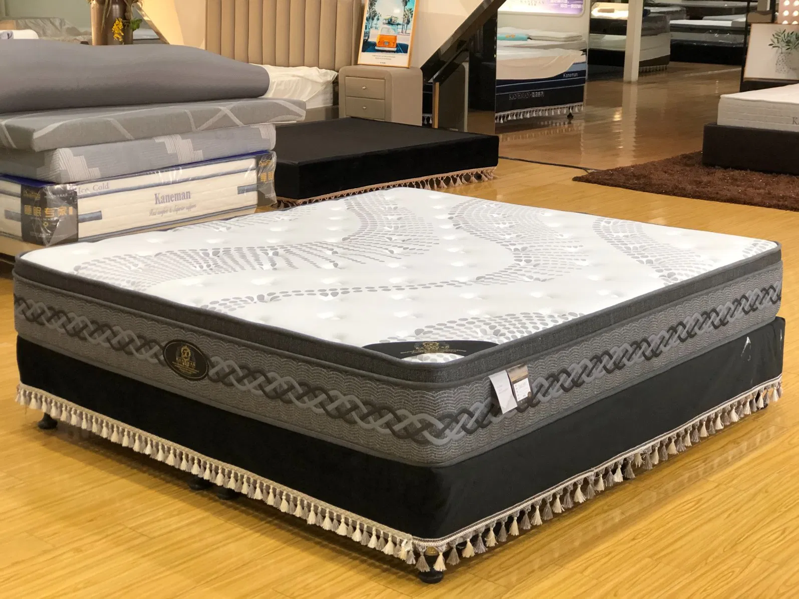 12 Inch Two Sides Turn Over Use Pocket Spring Mattress Colchone Roll in a Box