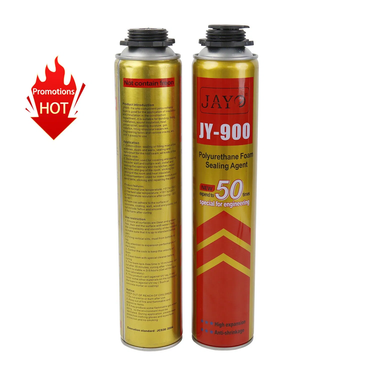 High Viscosity PU Foam Weatherproofing Polyurethane Foam Sealing for Construction Materials