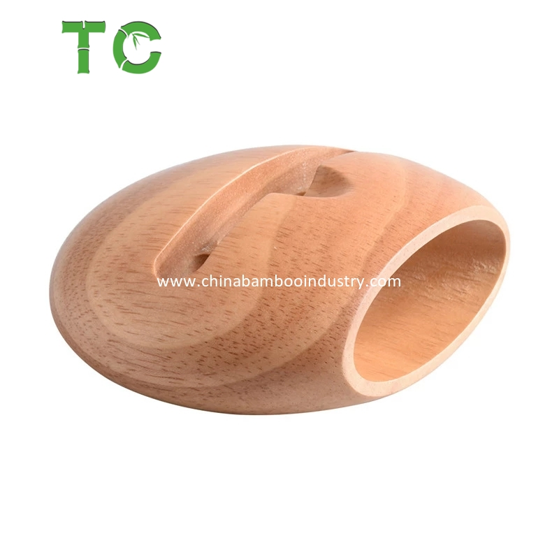 Wooden Sound Amplifier Pen Stand Cable Organizer Charging Phone Holder