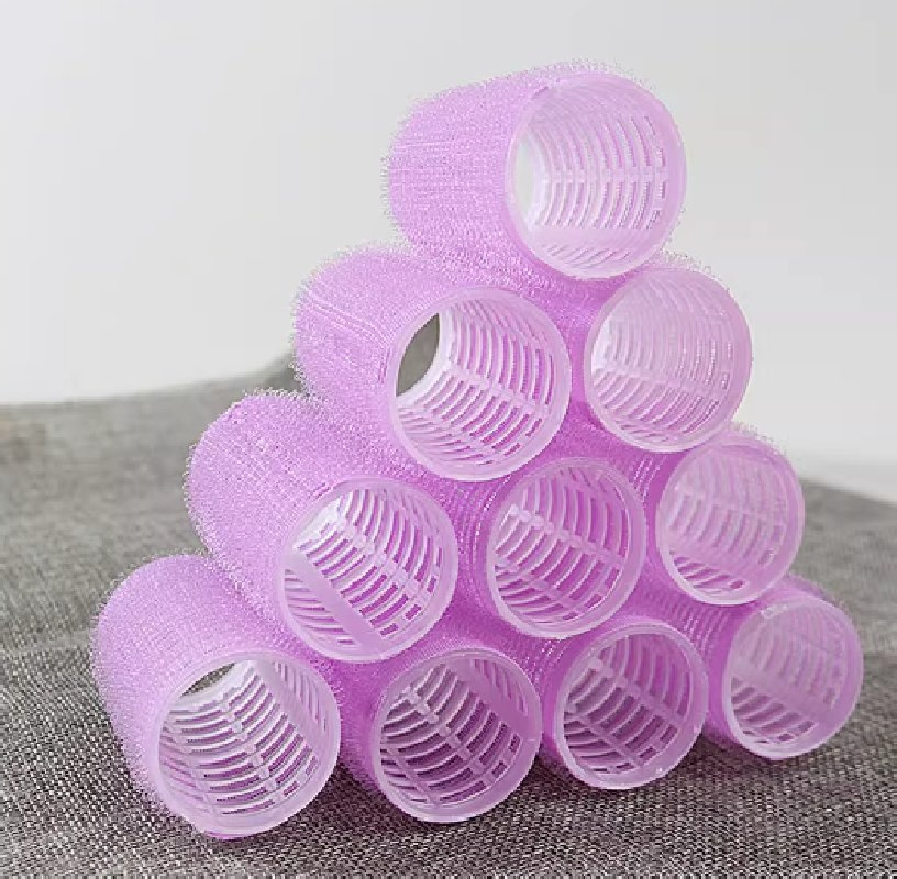 Бигуди прозрачные разноцветные Premium для укладки