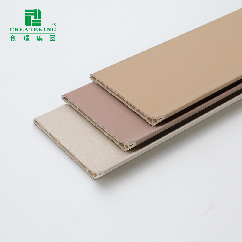 China Supplier Customized 70*13.5mm Skin-Feel Waterproof Flexible PVC Baseboard
