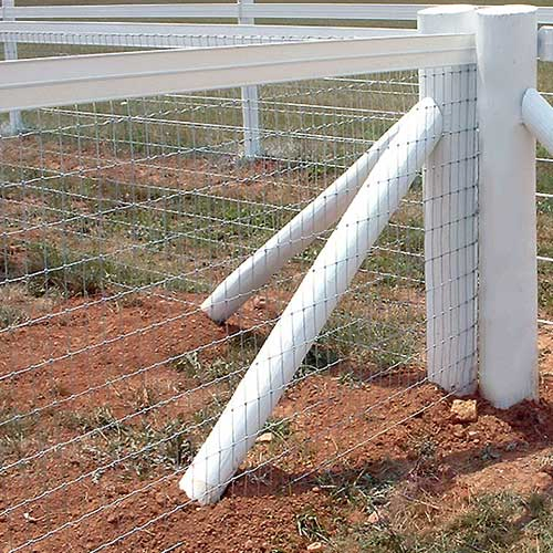 High Tensile No Climb Horse Fencing Pasture, Paddock & Equine Fence 2 X 4 Inch Spacing Hole Proprietary Square Deal Knot Farm Wire Fence/Equestrian Fence