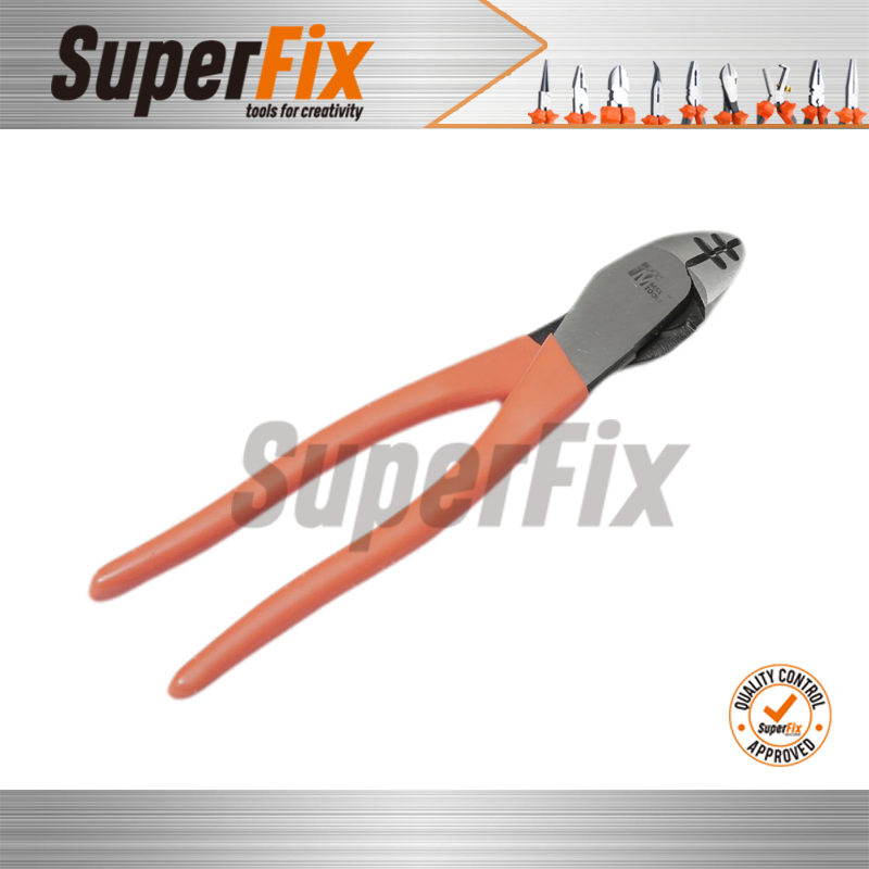 Alicate Professional Cutters with Dipped Handle, Polish Finish, Carbon Steel, Funcitonal/Cutting/Twisting/Clamping, Bolt Cutters