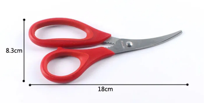 Factory SGS Food Grade Stainless Steel Scissors Kitchenware Cooking Utensil