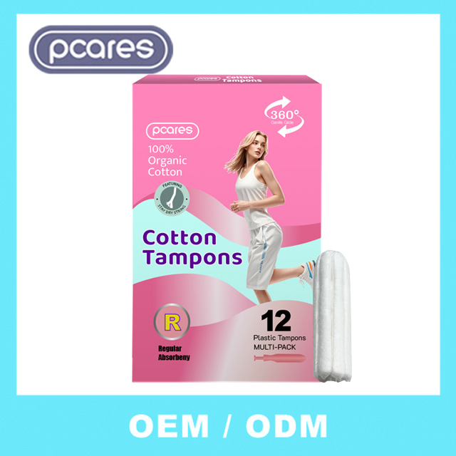 Organic Cotton Tampons with Applicator for Women - Ready to Ship