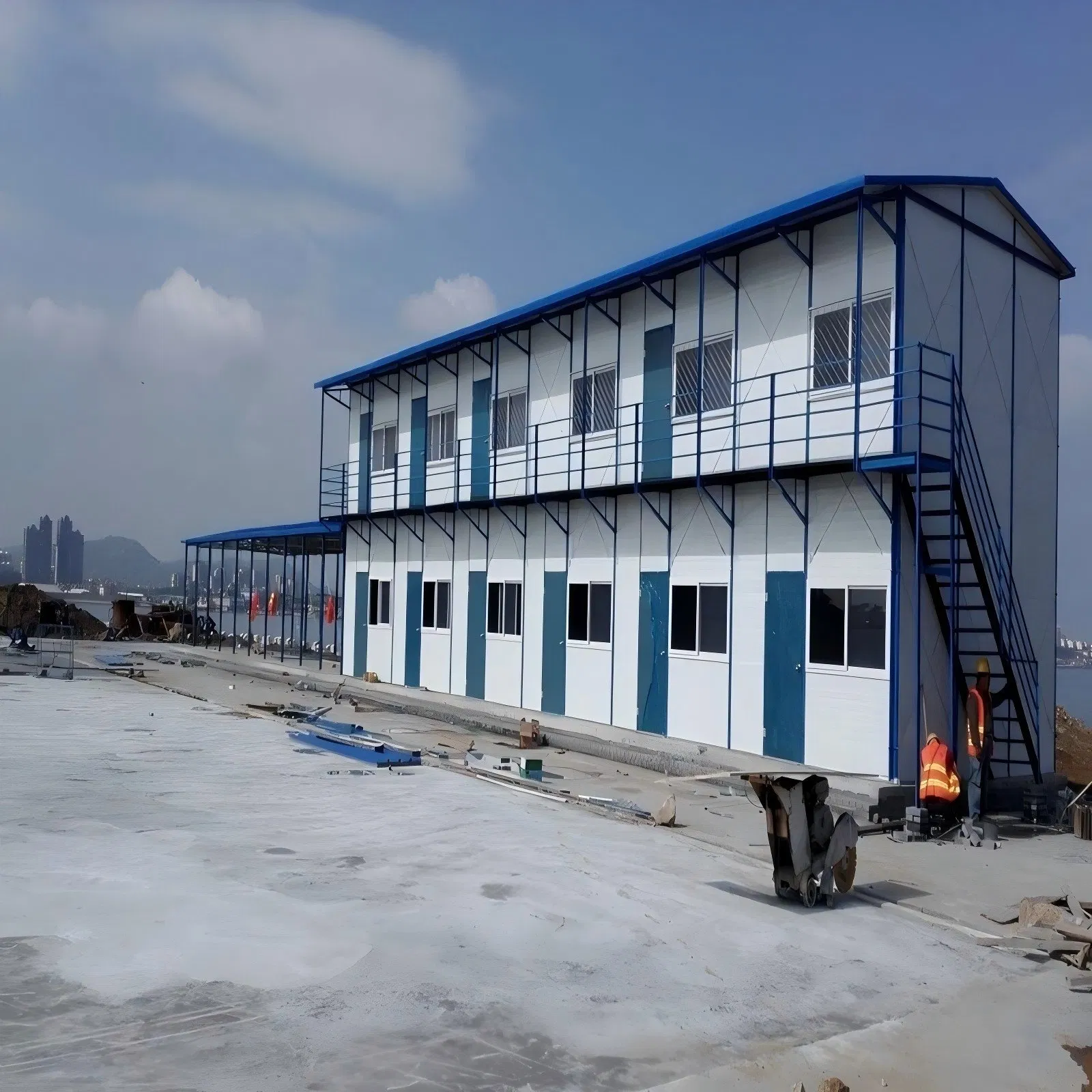 Prefabricated Fireproof Sandwich Panel Steel Structure Transportable Home