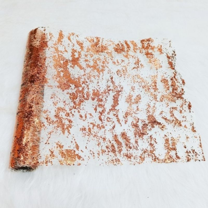 Christmas Metallic Glitter Home and Party Decoration Net Mesh Deco Rolls Polyester Table Runner Tablecloth