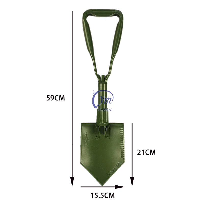 Yuemai Wholesale Customize Outdoor Survival Multi-Function Folding Shovel