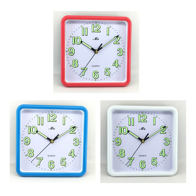OEM/ODM Wholesale Simple Style Plastic Decorative 3D Wall Clocks Practical Wall Clocks as Promotion Gift Wall Clock