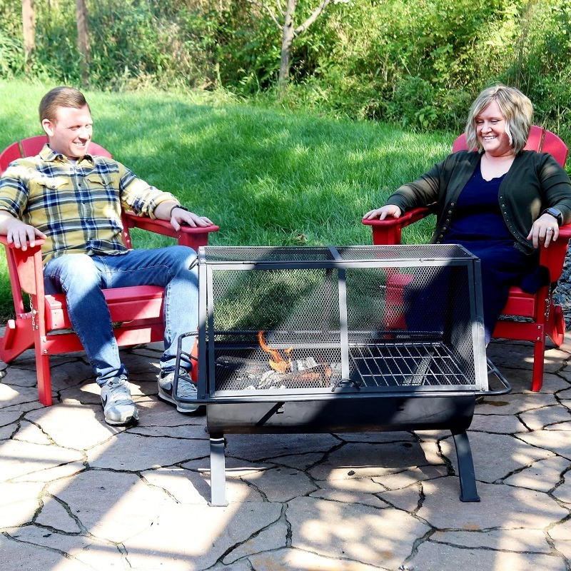 Inexpensive Multi-Function Eco-Friendly Metal Burning Outdoor Furniture Patio Heaters Fire Pit