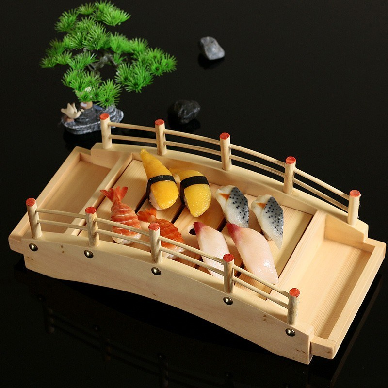 Japanese Style Wooden Sushi Bridge