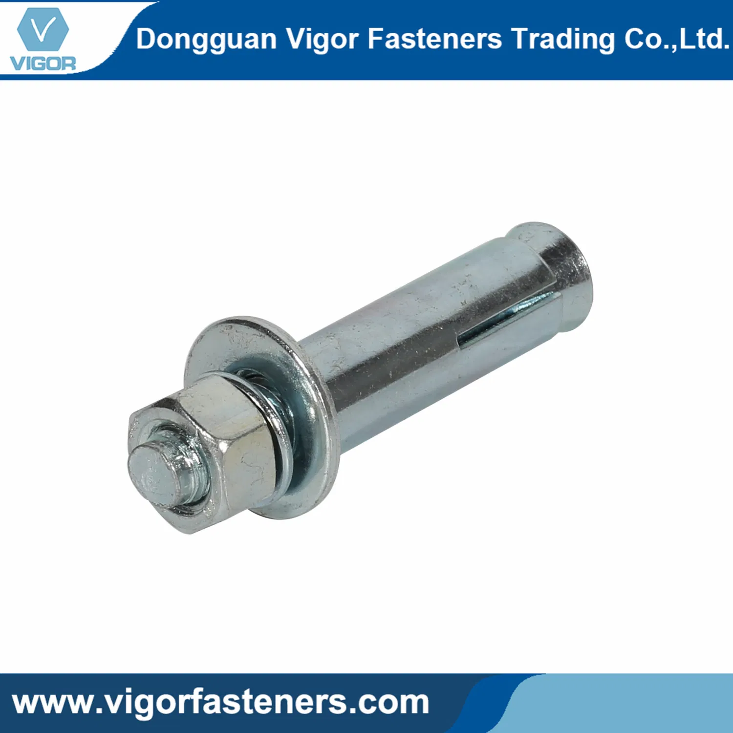 Factory Price Stainless Steel 304 316 Sleeve Anchor with Flange Nut Dynalt Bolt Fast Delivery Expansion Elevator Sleeve Bolt Anchor for Construction Buliding