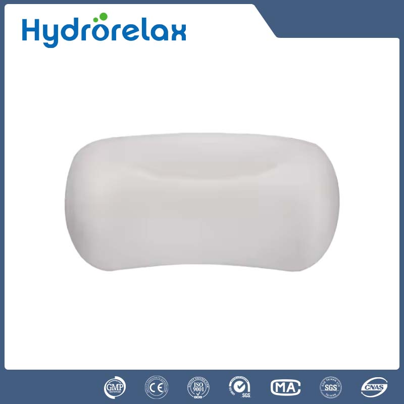 Bathtub Pillow with Suction Cups White Luxury Soft Bath Pillow