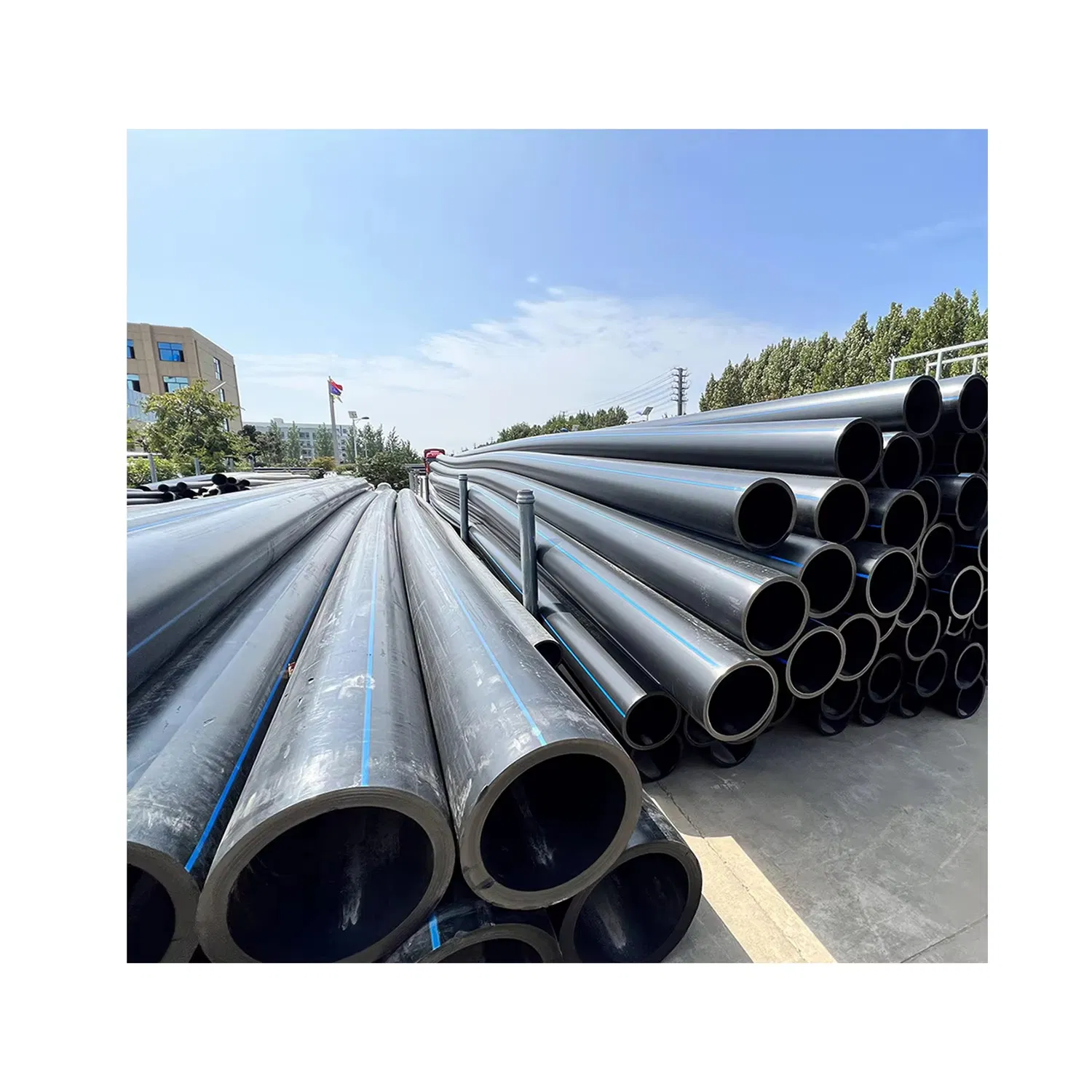 Wholesale HDPE Water Supply Pipe Black PE Plastic Manufacturer