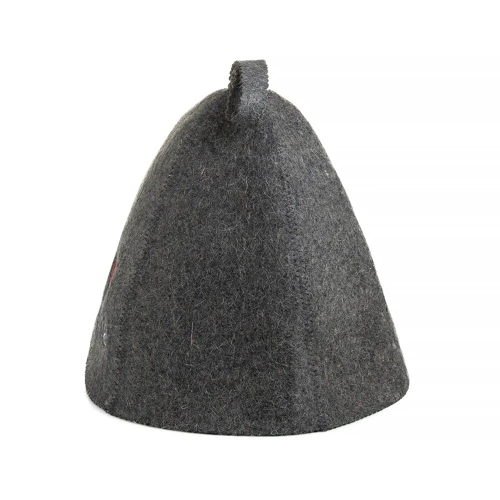 Custom All-Over Printed Embroidered Wool Sauna Hat Eco-Friendly Reusable Fashionable Sauna Hat Soft Your Custom Logo